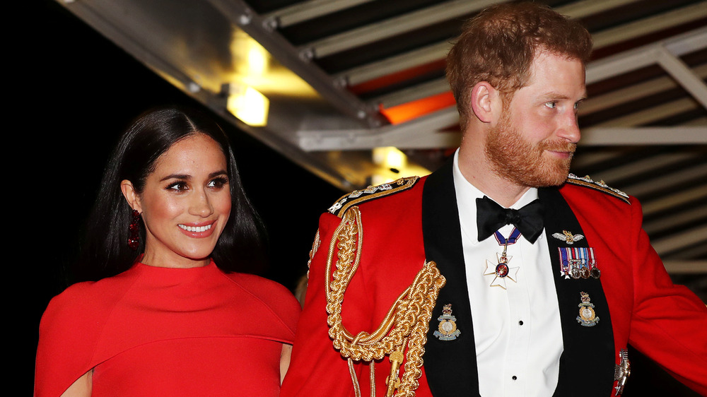 Harry and Meghan attend event