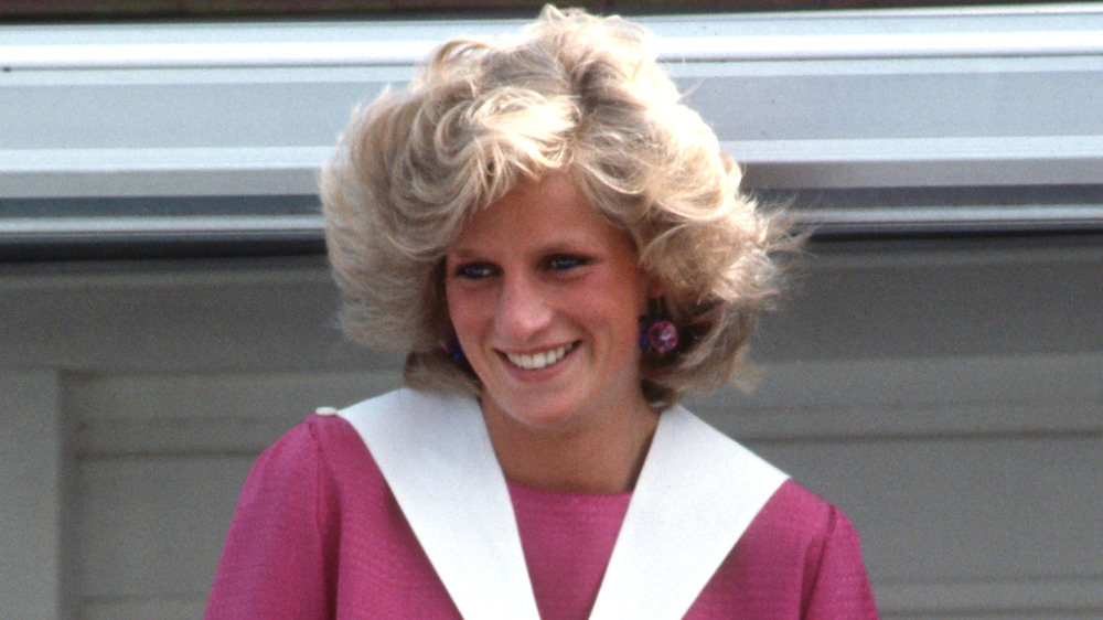 Princess Diana pink maternity gown