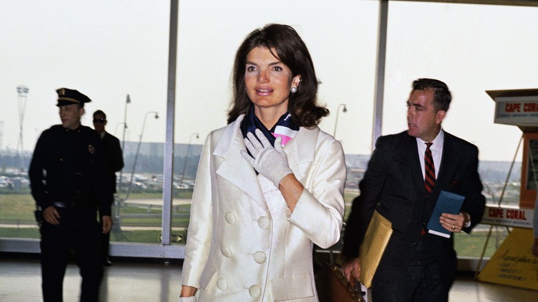 Jackie Kennedy white coat