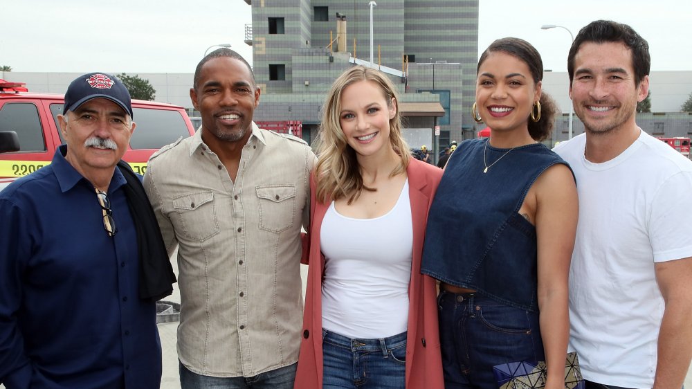 Jason George and his Station 19 costars