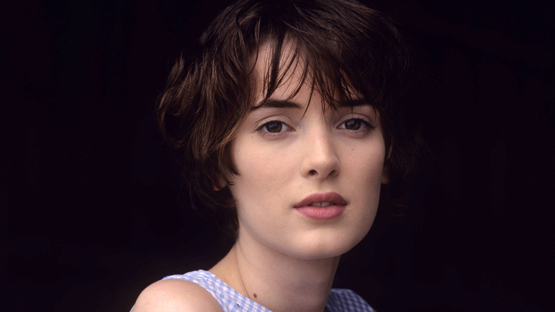 Winona Ryder serious look