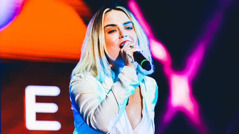 Singer JoJo performs onstage