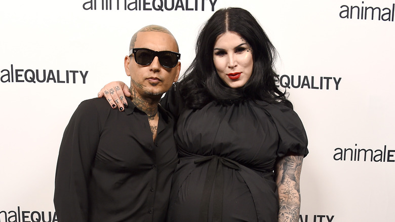 Kat Von D pregnant on the red carpet