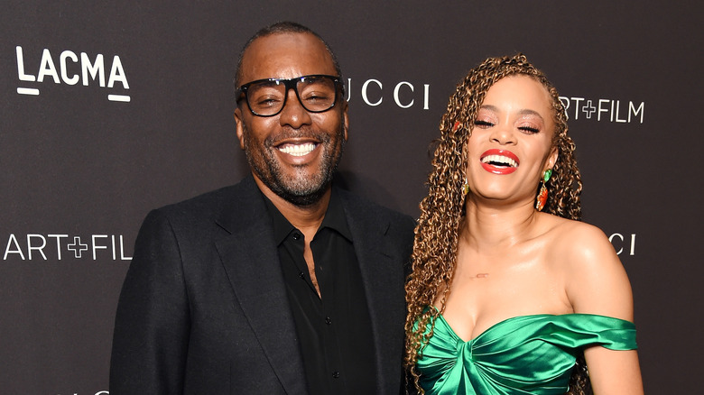 Lee Daniels and Andra Day laugh