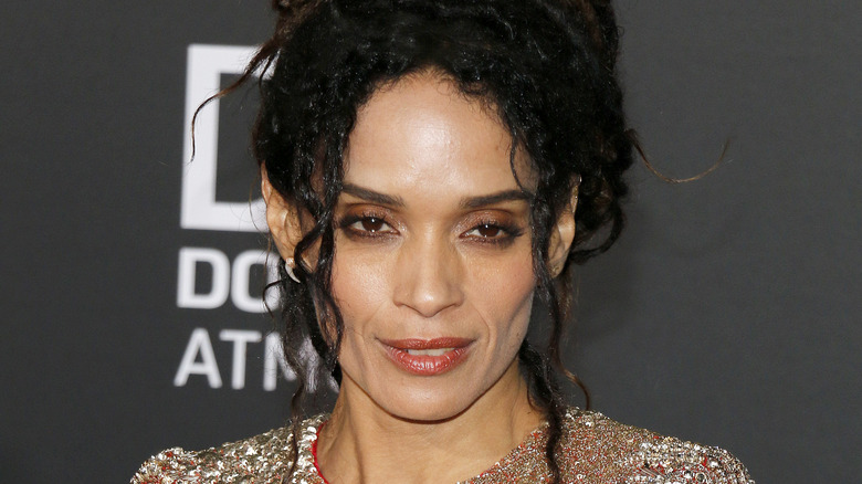 Lisa Bonet smizing at an event