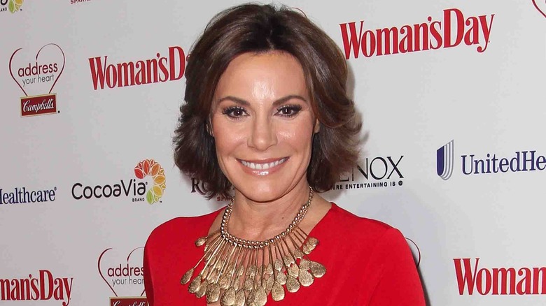 Luann de Lesseps on the red carpet 