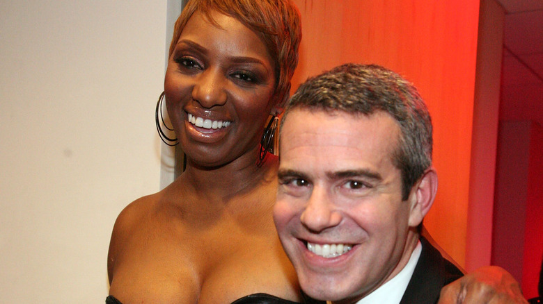 NeNe Leakes with Bravo head Andy Cohen