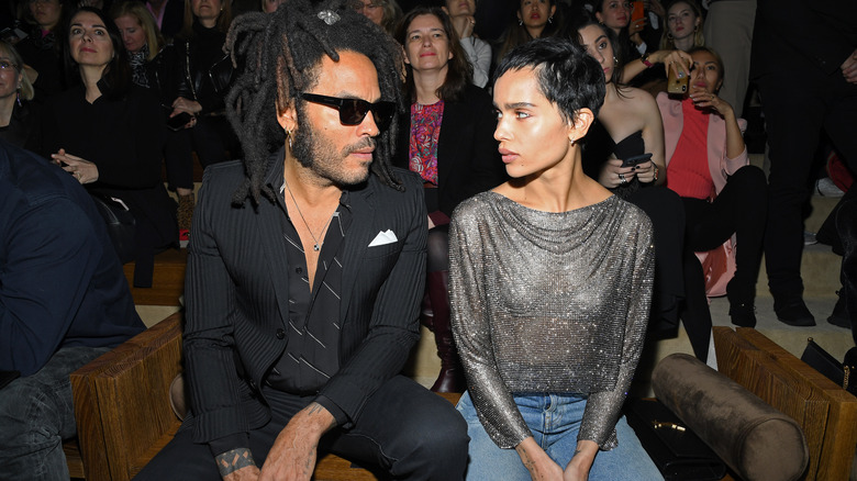 Lenny and Zoe Kravitz