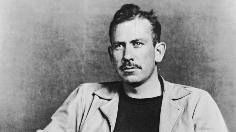 john steinbeck posing 