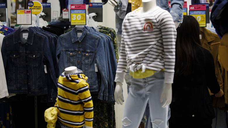 inside Old Navy store