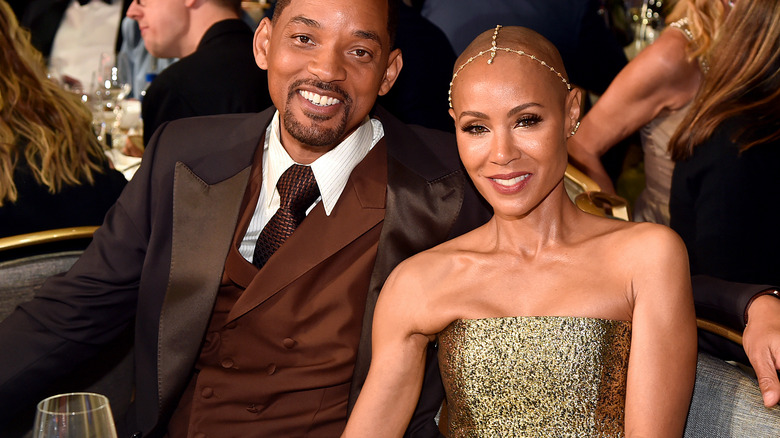 Will Smith and Jada Pinkett Smith at Critics Choice Awards in 2022