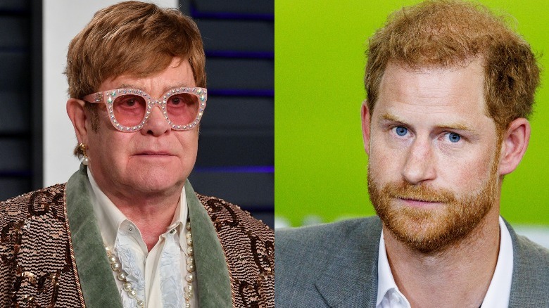 Elton John and Prince Harry