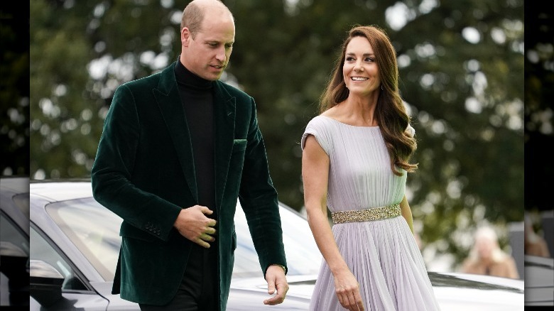 Prince William and Kate Middleton at an event.