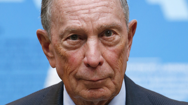 Mike Bloomberg posing