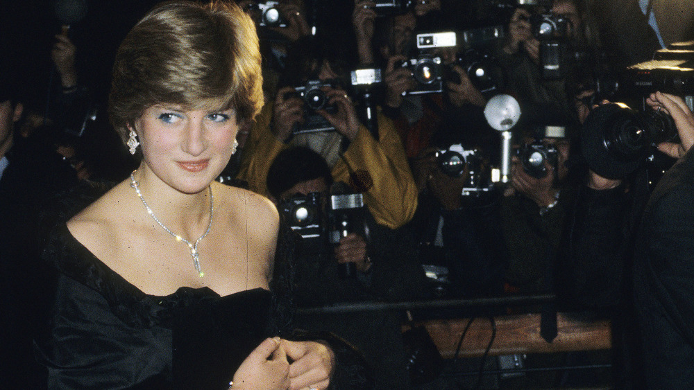 Princess Diana on red carpet