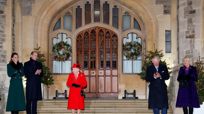 Queen Elizabeth, Prince William, Kate Middleton, Prince Charles, Camila Parker Bowles