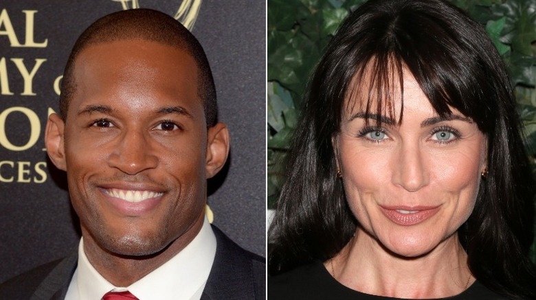 Lawrence Saint-Victor and Rena Sofer