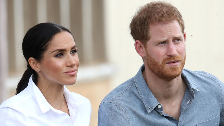 Prince Harry and Meghan Markle at an event.