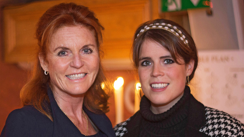 Sarah Ferguson and daughter Princess Eugenie