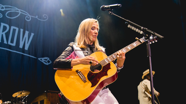 Sheryl Crow rocks out onstage