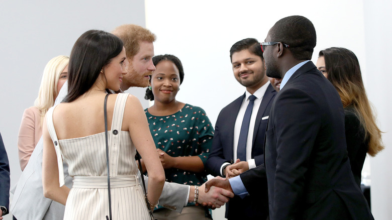 Meghan Markle smiling