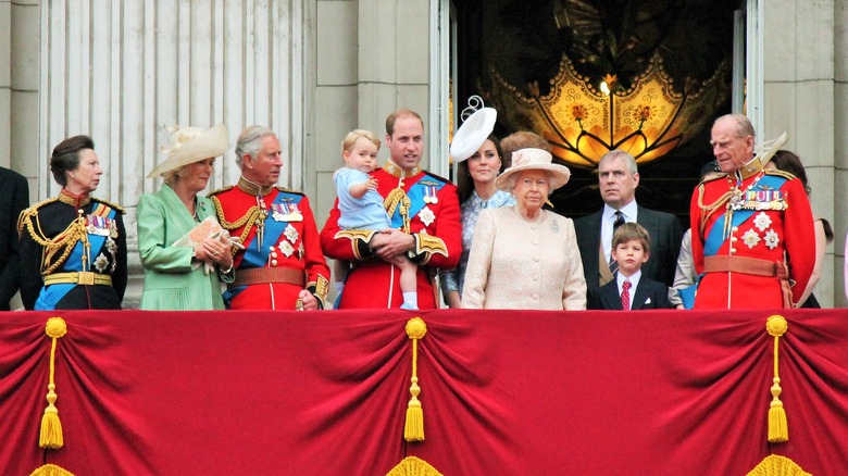 Royal family Trooping the Colour