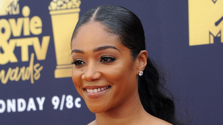 Tiffany Haddish ponytail