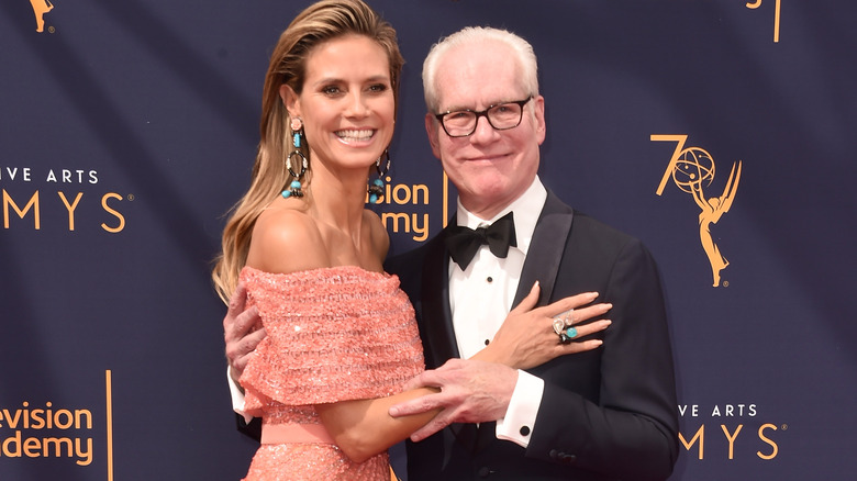 Tim Gunn and Heidi Klum