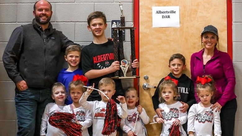 The Waldrop family basketball championship