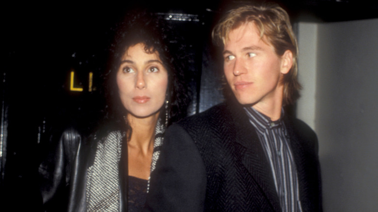 Val Kilmer looking at Cher