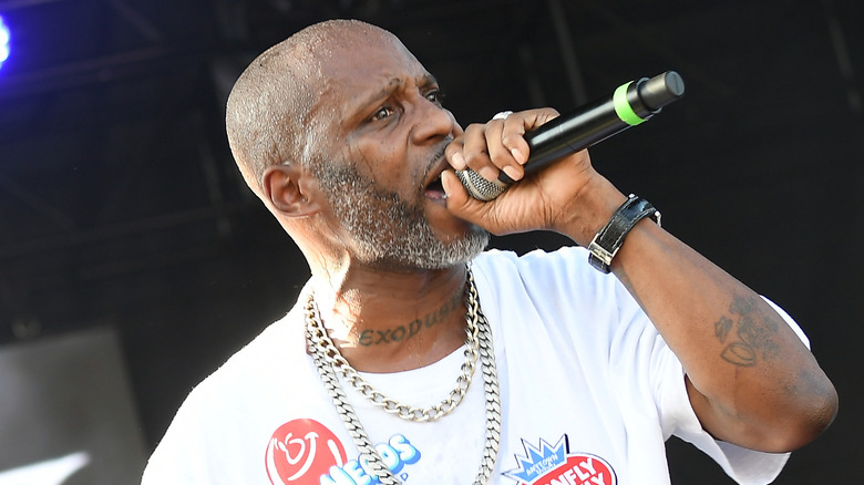 Rapper DMX performing in 2019