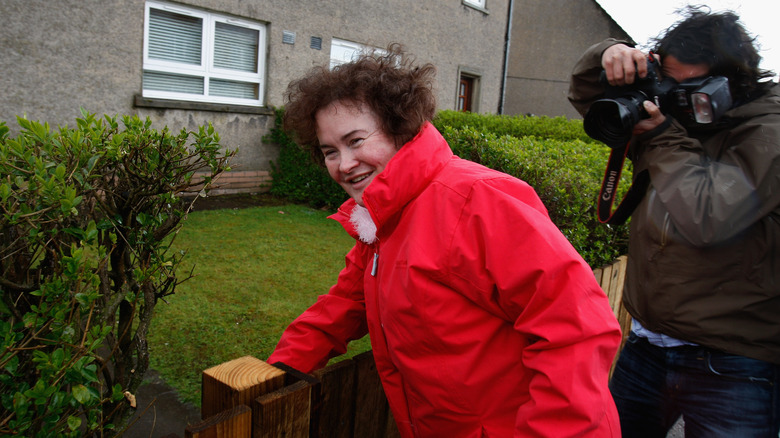 Susan Boyle at home