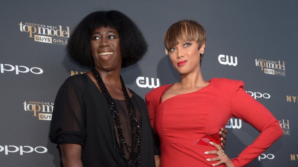 America's Next Top Model stars J. Alexander and Tyra Banks