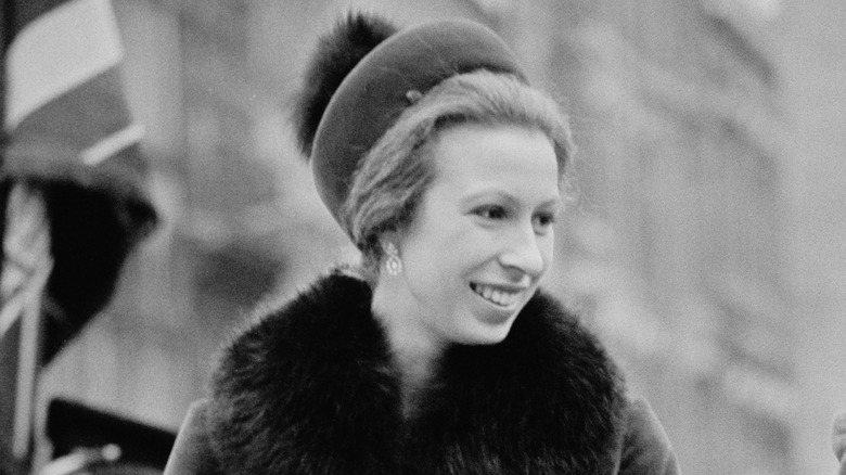 Princess Anne smiling at an event