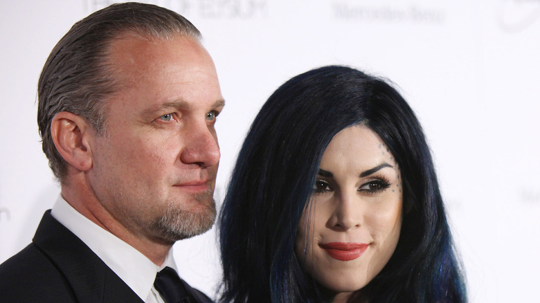 Jesse James and Kat Von D attend an event together