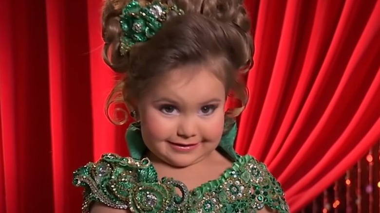 girl drinking caffeine on "Toddlers & Tiaras" 