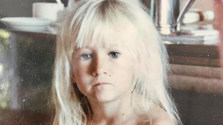 Jennifer Landon as a child