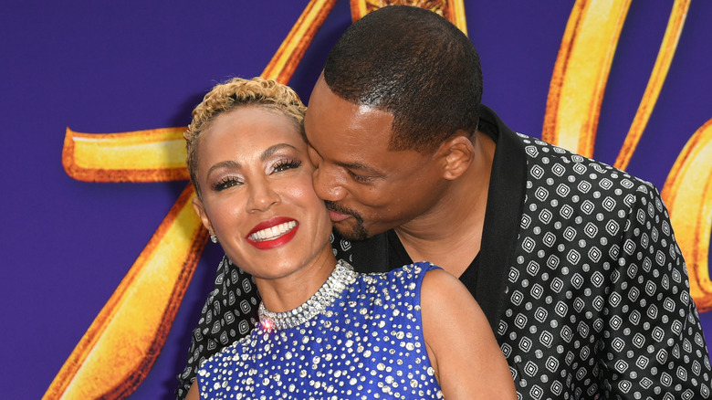 Will Smith and Jada Pinkett Smith at Aladdin premiere 