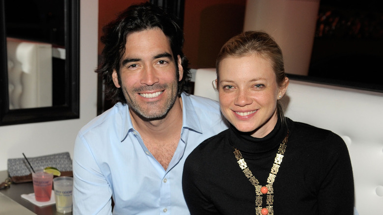 Amy Smart with Carter Oosterhouse