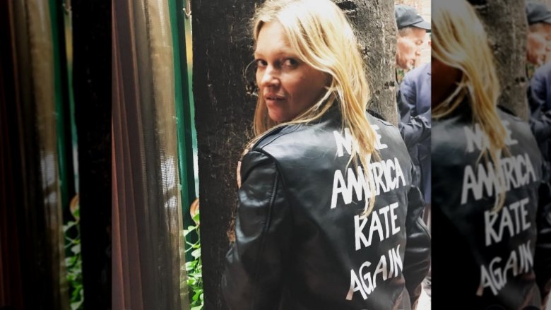 Kate Moss at the Met Gala in 2018