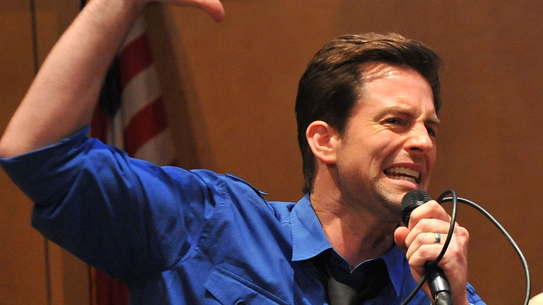 Michael Muhney speaking 