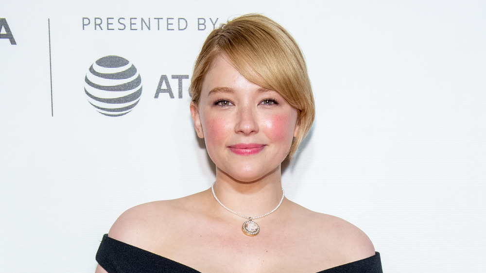 Haley Bennett posing on the red carpet