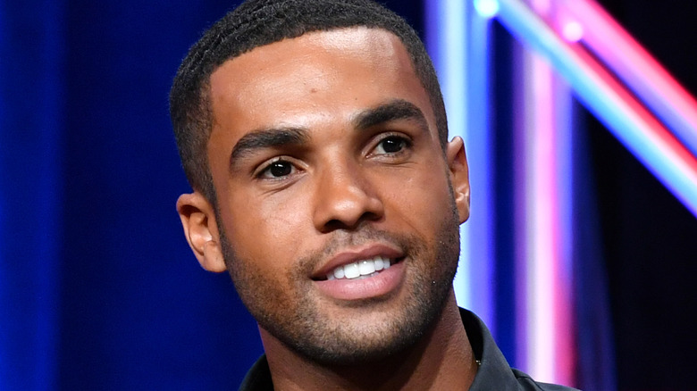 Lucien Laviscount at a panel