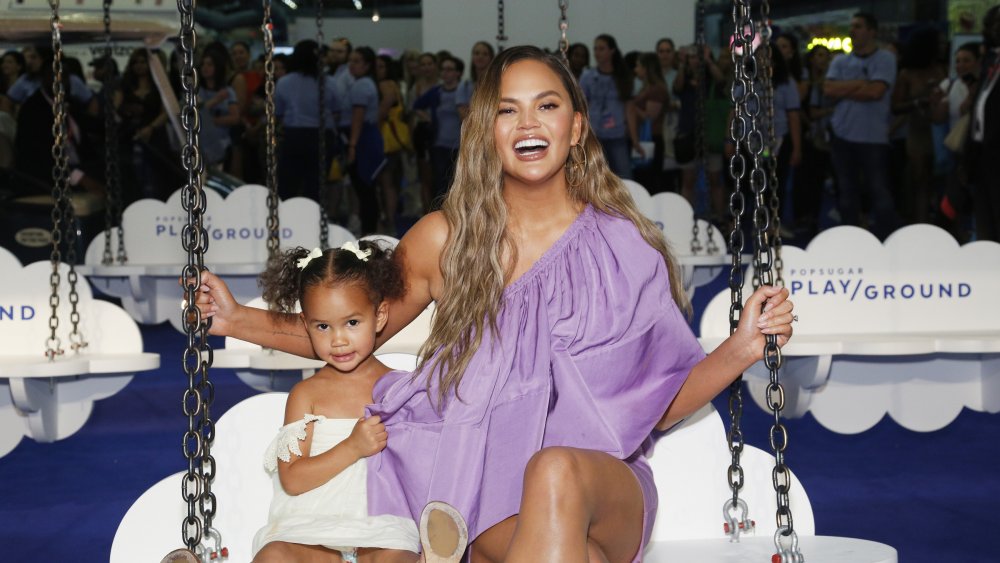 Chrissy Teigen and daughter