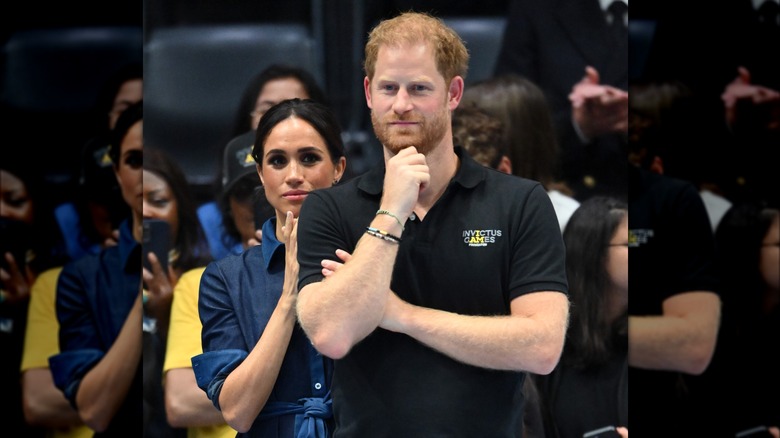 Meghan Markle and Prince Harry smiling