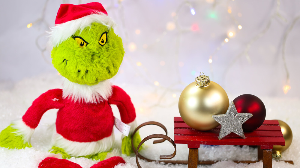 Grinch stuffed animal