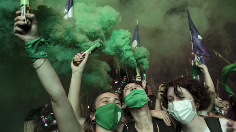 Abortion rally in Argentina