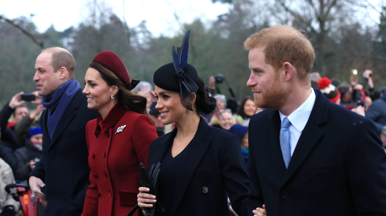 Cambridges and Sussexes Christmas 2018