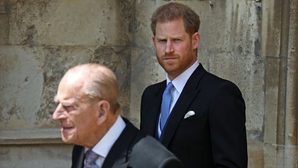 Prince Harry and Prince Philip