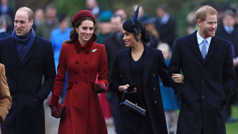 Prince Harry, Prince William, Kate Middleton, and Meghan Markle